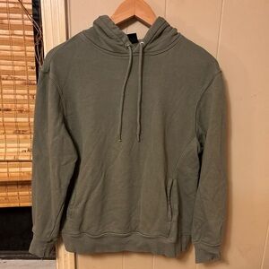 H&M Olive Green Hoodie for Women. Size Medium. EUC . Kangaroo pocket